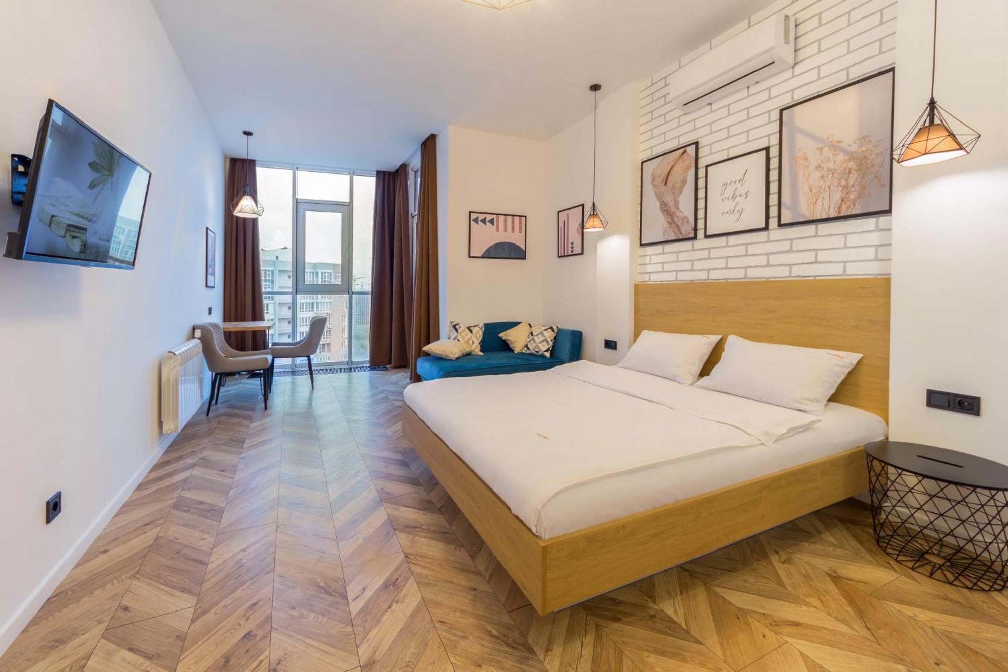 Design Apartments With Panoramic View Kyiv Exterior foto